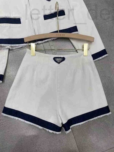 two piece dress designer spring and summer new white blue stitched denim suit tooling jacket high waist thin shorts b3mm
two piece dress designer spring and summer new white blue stitched denim suit tooling jacket high waist thin shorts b3mm