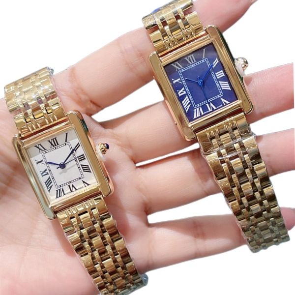 fashion watches for women montre de sier gold dress square tank stainless clasp analog casual wristwatch, Slivery;brown
fashion watches for women montre de sier gold dress square tank stainless clasp analog casual wristwatch, Slivery;brown