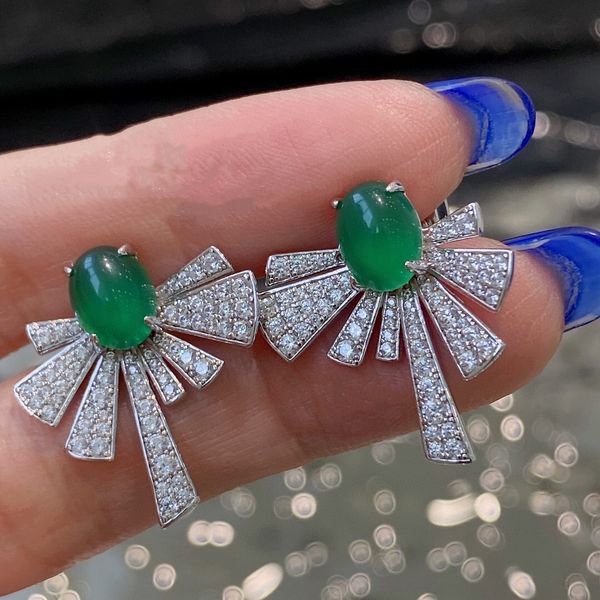 well sale original single high-end quality s925 sterling silver emerald-green full of drill stud earrings for women wedding jewelry party gi, Golden;silver
well sale original single high-end quality s925 sterling silver emerald-green full of drill stud earrings for women wedding jewelry party gi, Golden;silver