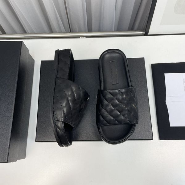 slippers fashion designer sandals ccity women channel summer slides leisure flip flop slippers xn112, Black
slippers fashion designer sandals ccity women channel summer slides leisure flip flop slippers xn112, Black