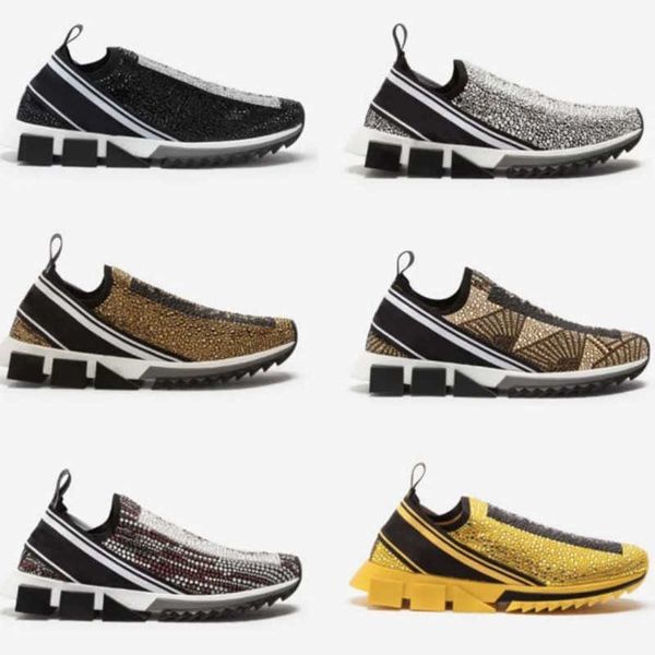 mens sneakers designer shoes trainer women fashion stretch bands slip-on trainers two-tone rubber micro sole casual shoe with box no442, Black
mens sneakers designer shoes trainer women fashion stretch bands slip-on trainers two-tone rubber micro sole casual shoe with box no442, Black