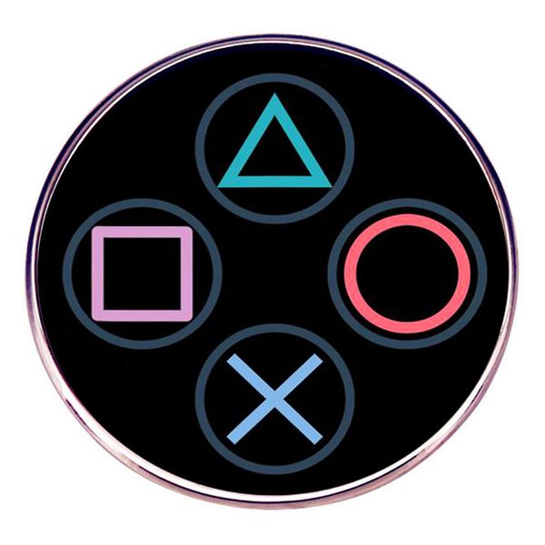 game controller brooch square triangle circular cross button brooch cute anime movies games hard enamel pins collect metal cartoon brooch, Blue
game controller brooch square triangle circular cross button brooch cute anime movies games hard enamel pins collect metal cartoon brooch, Blue