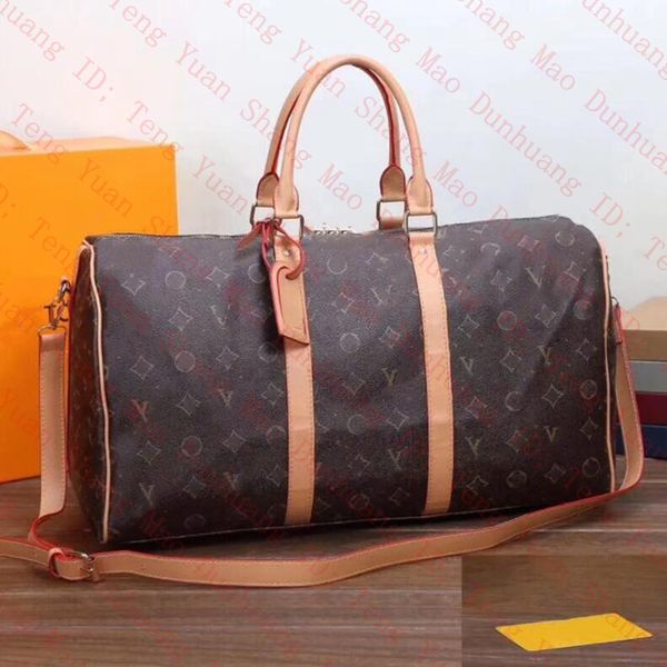 travel duffle bag classic casual tote fashion travel bag luxury monograms handbags women men designer luggage large capacity luggage bags, Black;red
travel duffle bag classic casual tote fashion travel bag luxury monograms handbags women men designer luggage large capacity luggage bags, Black;red