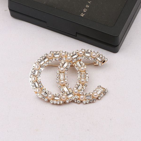 20style brand designer double letter brooch gold plated women men elegant rhinestone brooches pin metal fashion jewelry accessories, Gray
20style brand designer double letter brooch gold plated women men elegant rhinestone brooches pin metal fashion jewelry accessories, Gray