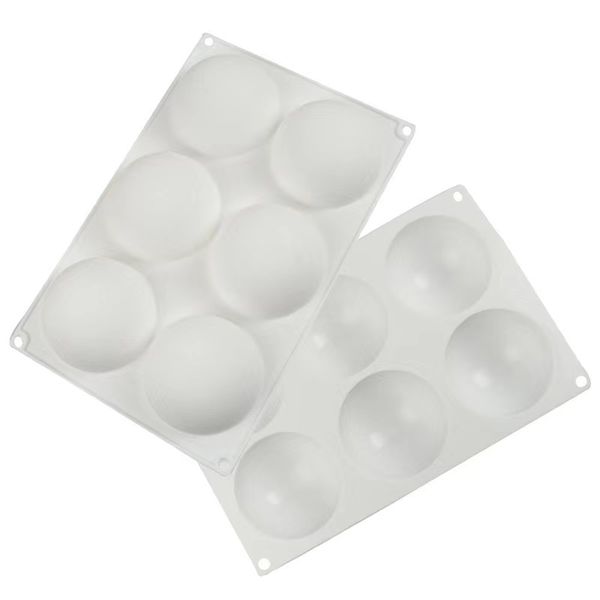 6 cavity half ball shape silicone cake mold for desserts candy chocolate pastries non-stick pans cakes decorating bakeware230y
6 cavity half ball shape silicone cake mold for desserts candy chocolate pastries non-stick pans cakes decorating bakeware230y