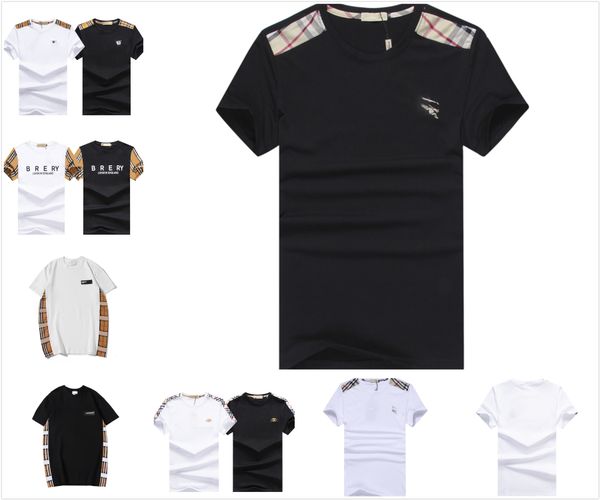 designer men's t-shirt black and white check brand embroidery pony print multiple styles 100% cotton comfortable fashion casual alphabe, White;black
designer men's t-shirt black and white check brand embroidery pony print multiple styles 100% cotton comfortable fashion casual alphabe, White;black