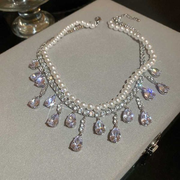 beaded necklaces luxury pearl choker for women tassel water drop zircon crystal party wedding banquet jewelry accessories 230613, Silver
beaded necklaces luxury pearl choker for women tassel water drop zircon crystal party wedding banquet jewelry accessories 230613, Silver