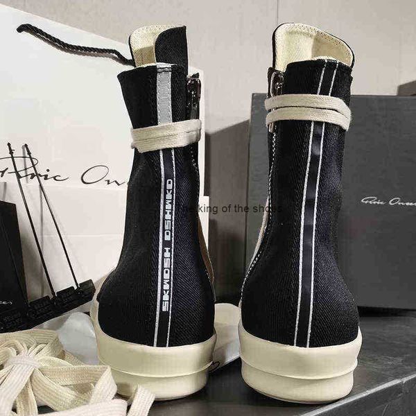 22 version of trendy spring and autumn ro men's shoes high upper thick bottom double thread letter canvas sports leisure couple short20, Black
22 version of trendy spring and autumn ro men's shoes high upper thick bottom double thread letter canvas sports leisure couple short20, Black