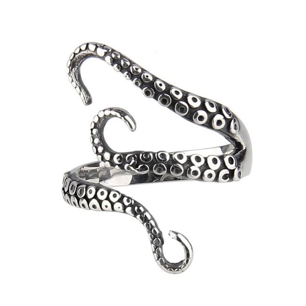 10pcs alloy gothic deep sea squid ocs ring fashion vintage jewelry opened adjustable rings for women men, Silver
10pcs alloy gothic deep sea squid ocs ring fashion vintage jewelry opened adjustable rings for women men, Silver