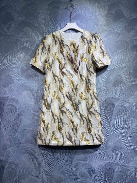 dress designer fashion 3d flower 2023 spring and autumn short sleeve loose round neck dress monochrome handmade beaded custom fabric s-xl, Black;gray
dress designer fashion 3d flower 2023 spring and autumn short sleeve loose round neck dress monochrome handmade beaded custom fabric s-xl, Black;gray