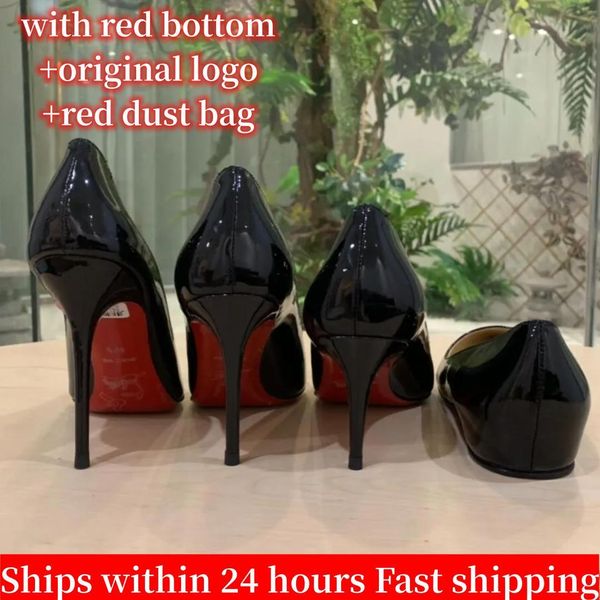 brand ladies dress shoes red shiny sole high heels luxury women platform designer open toe sandals pointed toe pumps wedding shoes 8cm 10cm, Black
brand ladies dress shoes red shiny sole high heels luxury women platform designer open toe sandals pointed toe pumps wedding shoes 8cm 10cm, Black