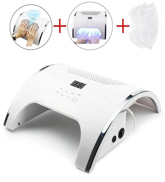 80w strong power nail lamp nail dust collector two in one art salon lamp and collector vacuum cleaner manicure tools5762274, Silver
80w strong power nail lamp nail dust collector two in one art salon lamp and collector vacuum cleaner manicure tools5762274, Silver