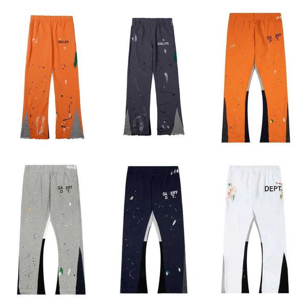 men pants galleries sweatpants dept speckled letter print men's women's couple loose versatile casual pants straight denim, Black
men pants galleries sweatpants dept speckled letter print men's women's couple loose versatile casual pants straight denim, Black