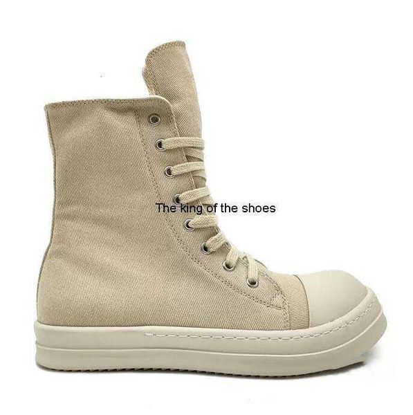 cloth sail boots ro men's high-shoes women's casual black lace-up martin boots