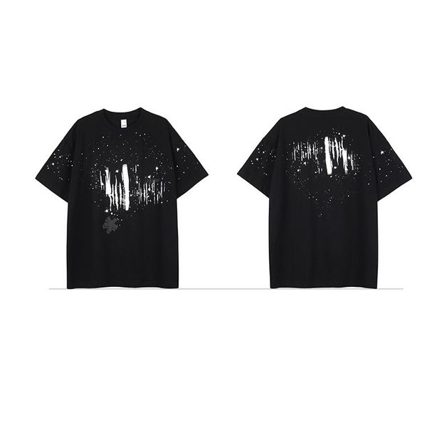 designer mens t shirt original national trend t-shirts ink splattered casual loose short clothing, White;black
designer mens t shirt original national trend t-shirts ink splattered casual loose short clothing, White;black