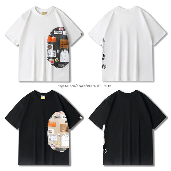 shark tshirts summer mens designer shirt shorts oversized t shirts for men designer tshirt men clothes designer bathing ape tshirts bathe ap, White;black
shark tshirts summer mens designer shirt shorts oversized t shirts for men designer tshirt men clothes designer bathing ape tshirts bathe ap, White;black