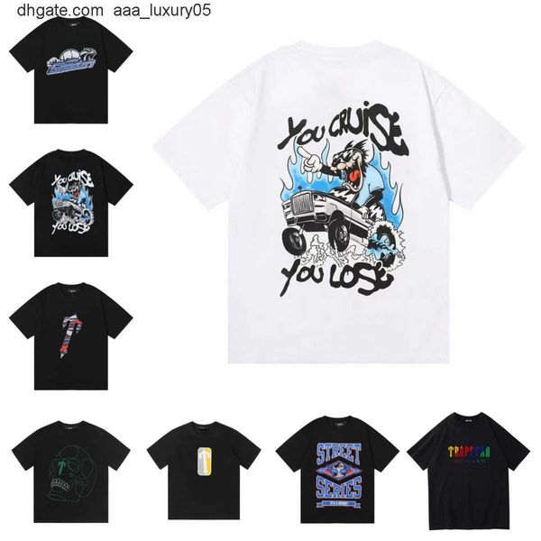 men's designer new t-shirt letter driving dogs print tee women's 2023ss trendy loose t-shirt trapstar brand high street short sle, White;black
men's designer new t-shirt letter driving dogs print tee women's 2023ss trendy loose t-shirt trapstar brand high street short sle, White;black