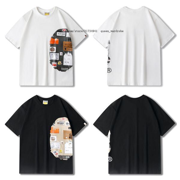 shark tshirts summer mens designer shirt shorts oversized t shirts for men designer tshirt men clothes designer bathing ape tshirts bathe ap, White;black
shark tshirts summer mens designer shirt shorts oversized t shirts for men designer tshirt men clothes designer bathing ape tshirts bathe ap, White;black