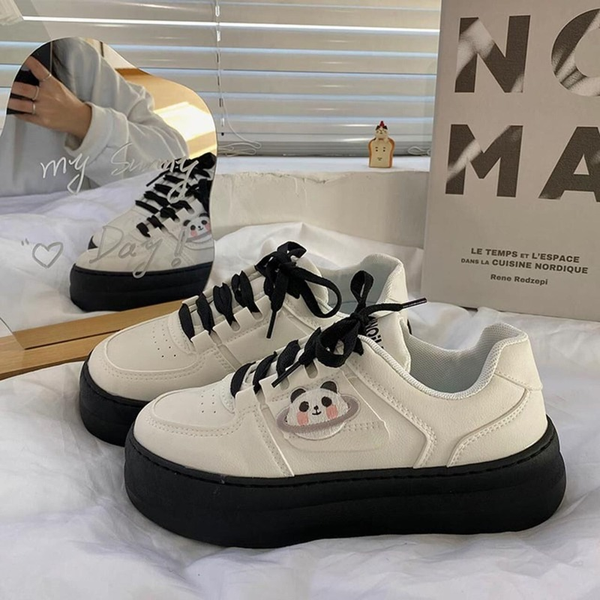 autumn platform sneakers korean fashion2023 daily wear woman vulcanize shoes casual basic sleek all-match ladies shoes, Black
autumn platform sneakers korean fashion2023 daily wear woman vulcanize shoes casual basic sleek all-match ladies shoes, Black