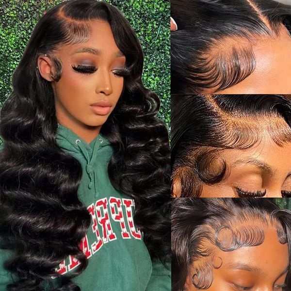 transparent lace front human hair wigs for women wavy body wave lace frontal wig, Black;brown
transparent lace front human hair wigs for women wavy body wave lace frontal wig, Black;brown