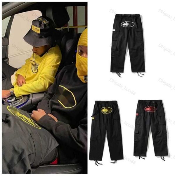 2023 men's y2k cargo pants corteiz harajuku hip hop print multi pocket overalls hip hop punk rock wide leg pants oversized streetwear d, Black
2023 men's y2k cargo pants corteiz harajuku hip hop print multi pocket overalls hip hop punk rock wide leg pants oversized streetwear d, Black