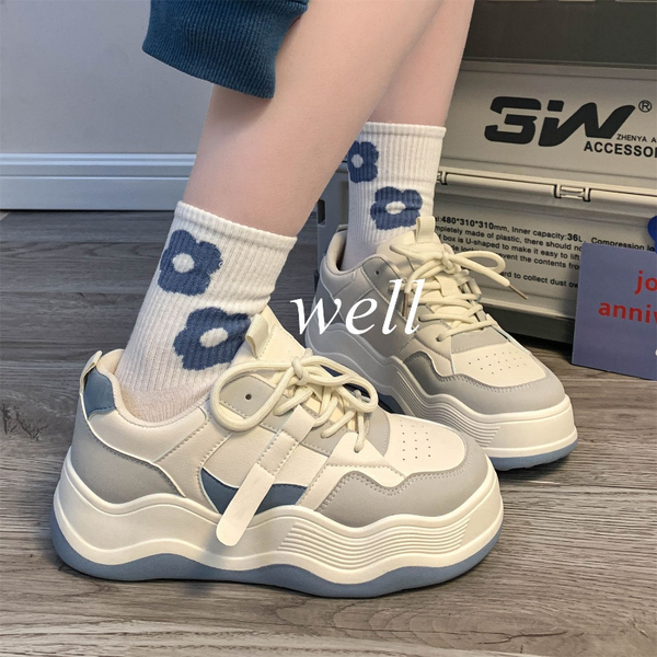 american style high street platform white shoes for women 2023 summer new niche all-match trendy casual sneakers, Black
american style high street platform white shoes for women 2023 summer new niche all-match trendy casual sneakers, Black
