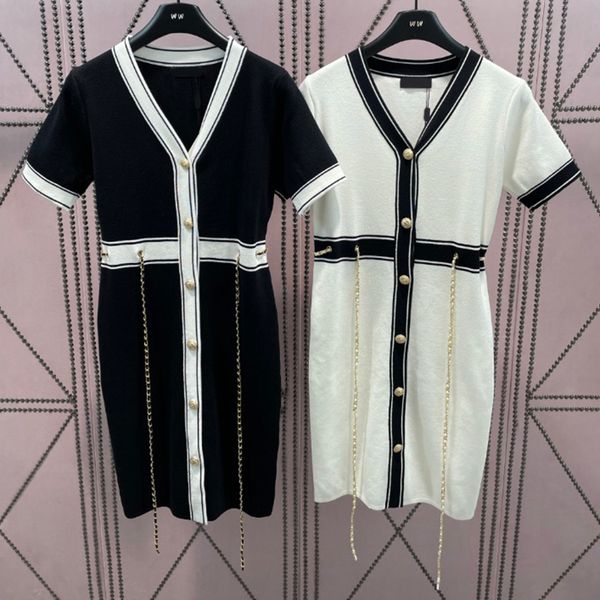 spring fall knit dress womens designer dresses v neck chain belt dresses girls elastic long sleeve skirts clothing, Black
spring fall knit dress womens designer dresses v neck chain belt dresses girls elastic long sleeve skirts clothing, Black
