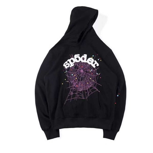 men hoodie designer 55555 sweatshirt bubble print sp5der men's women fabric spider web pullover w3dr, Black
men hoodie designer 55555 sweatshirt bubble print sp5der men's women fabric spider web pullover w3dr, Black