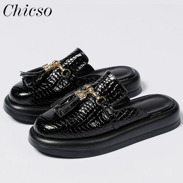 2023 mules women summer new fashion tassel ladies closed toe slip on comfy slippers 36-43 large-sized home office beach flats, Black
2023 mules women summer new fashion tassel ladies closed toe slip on comfy slippers 36-43 large-sized home office beach flats, Black