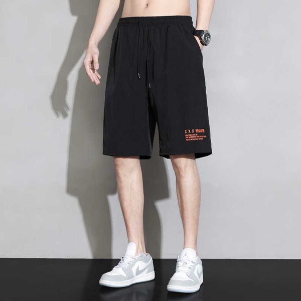 summer shorts men's casual pants printed straight tube ice silk pants five point thin style quick drying trendy brand, White;black
summer shorts men's casual pants printed straight tube ice silk pants five point thin style quick drying trendy brand, White;black