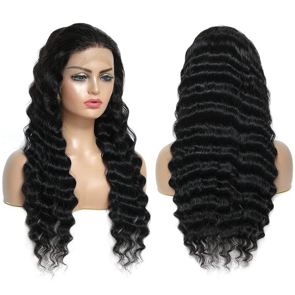 new design full 360 lace frontal wigs pre plucked human hair loose deep wave hd 13x6 lace frontal wigs can ponytail and updo, Black;brown
new design full 360 lace frontal wigs pre plucked human hair loose deep wave hd 13x6 lace frontal wigs can ponytail and updo, Black;brown