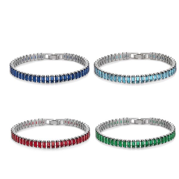 red bracelet with diamond tennis chains hip-hop tide women's bracelet square zircon 2.5*5mm bracelet tennis bracelets for loose diamond, Golden;silver
red bracelet with diamond tennis chains hip-hop tide women's bracelet square zircon 2.5*5mm bracelet tennis bracelets for loose diamond, Golden;silver