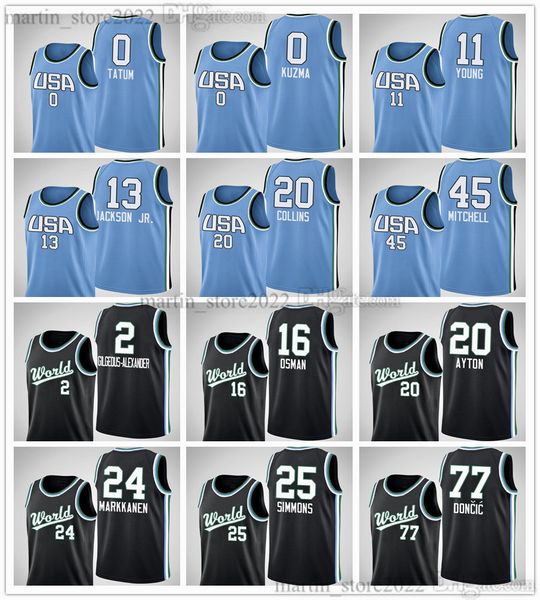 2019 rising star basketball jerseys jayson 0 tatum kyle 0 kuzma 11 young jaren 13 jackson jr. john 20 collins donovan 45 mitchell 77 luka sh, Black;red
2019 rising star basketball jerseys jayson 0 tatum kyle 0 kuzma 11 young jaren 13 jackson jr. john 20 collins donovan 45 mitchell 77 luka sh, Black;red