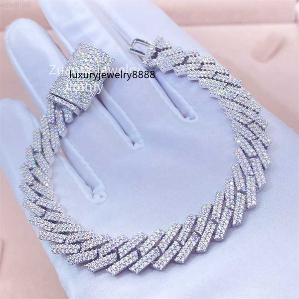 10mm two row buss down hiphop stylish 925 sterling silver men cuban bracelets
10mm two row buss down hiphop stylish 925 sterling silver men cuban bracelets