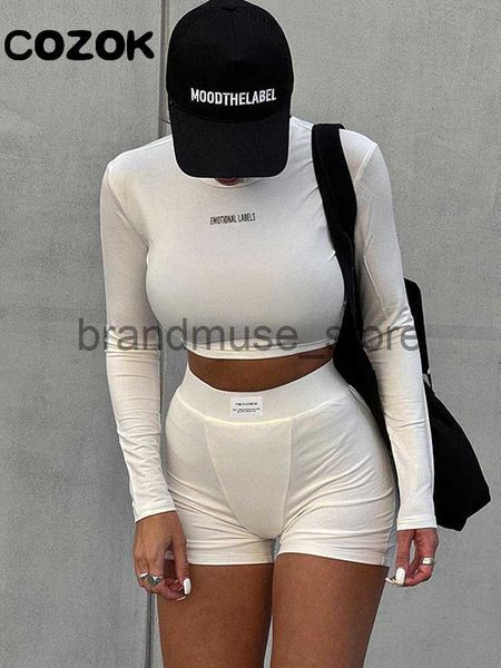 women's two piece pants autumn shorts two piece set women outfits casual letter long sleeve crop and mini biker shorts suit female skin, White
women's two piece pants autumn shorts two piece set women outfits casual letter long sleeve crop and mini biker shorts suit female skin, White
