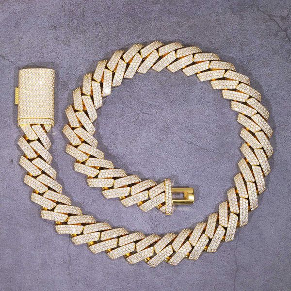 customized s925 solid silver 15mm 20mm wide 3rows cuban chain with gra d/vvs moissnaite hip hop necklace heavy link
customized s925 solid silver 15mm 20mm wide 3rows cuban chain with gra d/vvs moissnaite hip hop necklace heavy link
