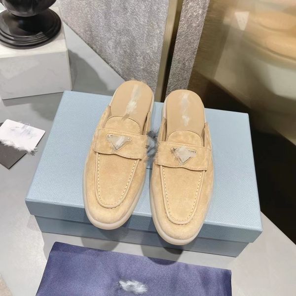 prd triangle buckle women flat mules summer suede leather slippers luxe casual shoes genuine chamois leather casual slip on flats women luxu, Black
prd triangle buckle women flat mules summer suede leather slippers luxe casual shoes genuine chamois leather casual slip on flats women luxu, Black
