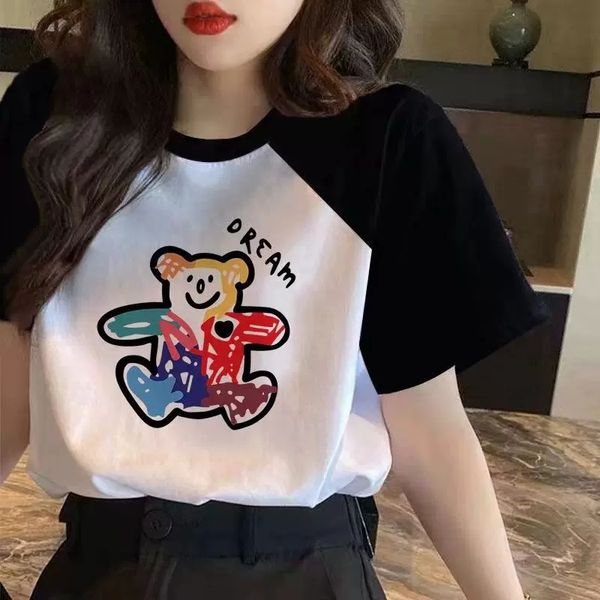 women's t-shirt short sleeves tshirt designer t shirt lady hoodie letters printed cotton tee anine bing summer fashion women cresw neck, White;black
women's t-shirt short sleeves tshirt designer t shirt lady hoodie letters printed cotton tee anine bing summer fashion women cresw neck, White;black
