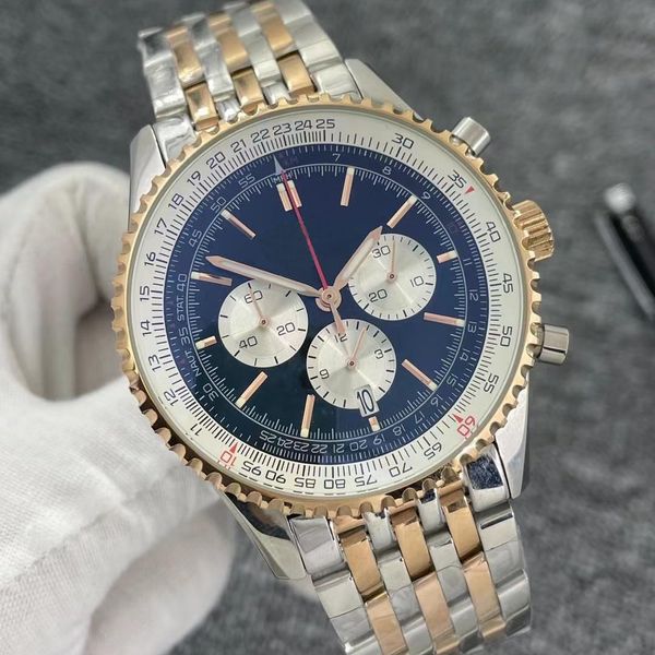 u1 aaa breitling b01 46mm new quality navitimer watch chronograph quartz movement yellow gold case black dial 50th anniversary mens watches, Slivery;golden
u1 aaa breitling b01 46mm new quality navitimer watch chronograph quartz movement yellow gold case black dial 50th anniversary mens watches, Slivery;golden