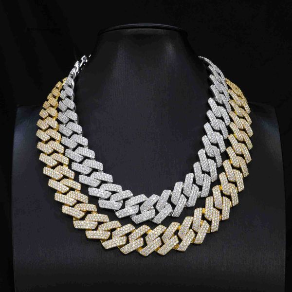 custom 20mm iced necklace miami 925 sterling silver gold plated diamond moissanite cuban link chain
custom 20mm iced necklace miami 925 sterling silver gold plated diamond moissanite cuban link chain