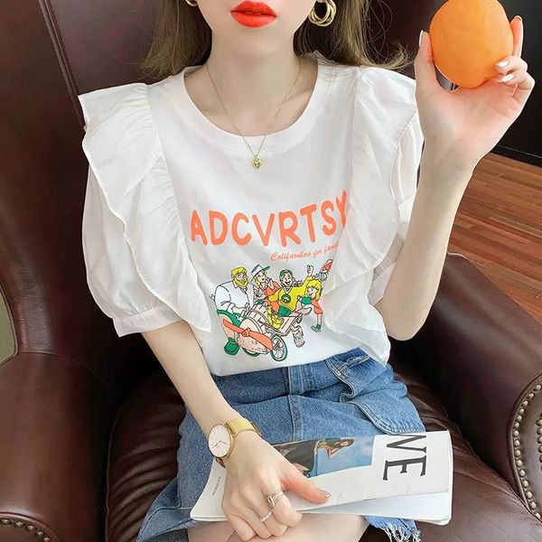 women's t-shirt short sleeves tshirt designer t shirt lady hoodie letters printed cotton tee anine bing summer fashion women cresw neck, White;black
women's t-shirt short sleeves tshirt designer t shirt lady hoodie letters printed cotton tee anine bing summer fashion women cresw neck, White;black