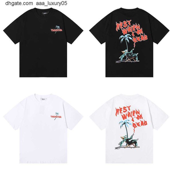 designer fashion clothing tshirt tees brand trapstar coconut tree reclining chair comfortable life pattern printed double yarn cotton high w, White;black
designer fashion clothing tshirt tees brand trapstar coconut tree reclining chair comfortable life pattern printed double yarn cotton high w, White;black