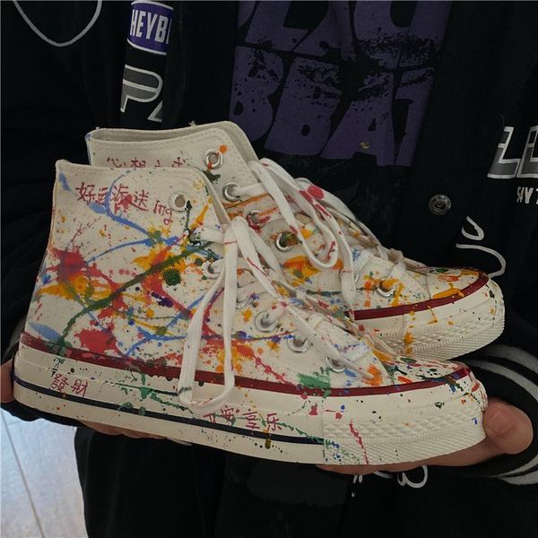 graffiti high-canvas casual shoes for women hand-painted print new platform shoes men breathable comfortable footwear, Black
graffiti high-canvas casual shoes for women hand-painted print new platform shoes men breathable comfortable footwear, Black