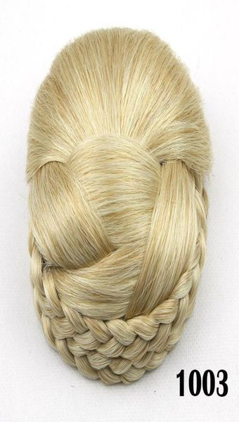wholeblonde braided clip in hair bun hair chignon hairpiece donut roller bun hairpiece color 10035653219, Black;brown
wholeblonde braided clip in hair bun hair chignon hairpiece donut roller bun hairpiece color 10035653219, Black;brown