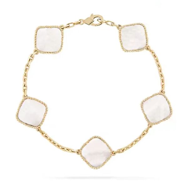 18 style luxury clover bracelet designer jewelry for women cleef love charm bracelets gifts christmas present with box, Golden;silver
18 style luxury clover bracelet designer jewelry for women cleef love charm bracelets gifts christmas present with box, Golden;silver