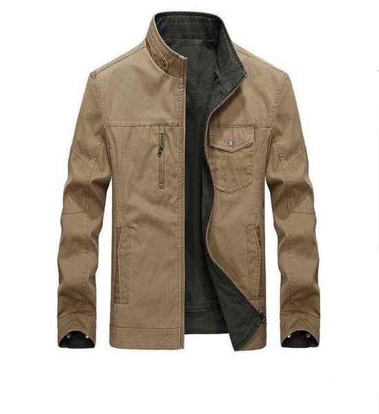 spring autumn jacket men double sides wear pure cotton jacket coat male stand collar military jacket men clothing big size -5xl, Black;brown
spring autumn jacket men double sides wear pure cotton jacket coat male stand collar military jacket men clothing big size -5xl, Black;brown