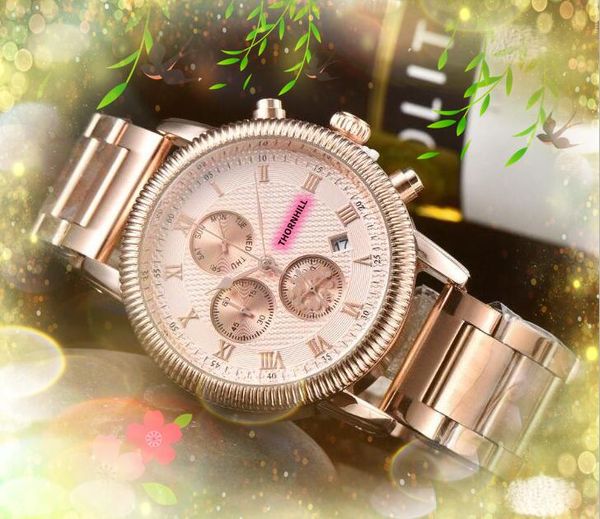 all dials work brand mens watches three eyes full functional roman number dial clock stainless steel band quartz battery super bright sapphi, Slivery;brown
all dials work brand mens watches three eyes full functional roman number dial clock stainless steel band quartz battery super bright sapphi, Slivery;brown