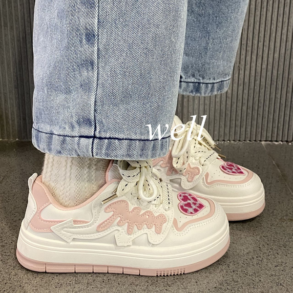 campus style love thick soled white shoes for women 2023 spring and summer new style original all-match casual shoes, Black
campus style love thick soled white shoes for women 2023 spring and summer new style original all-match casual shoes, Black