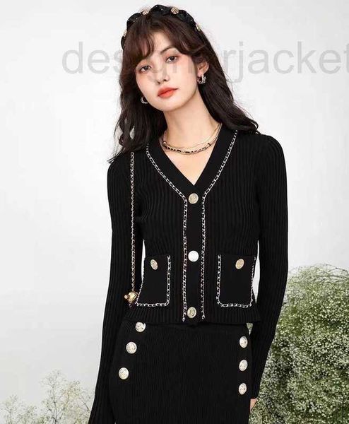 women's jackets designer brand jacket new autumn winter knitted cardigan spring fashion coat wd94, Black;brown
women's jackets designer brand jacket new autumn winter knitted cardigan spring fashion coat wd94, Black;brown