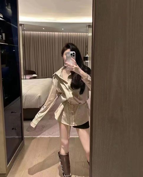 women's blouses & shirts sashes blouse for womens designers triangle letter shirts quality chiffon women's blouses coat sml, White
women's blouses & shirts sashes blouse for womens designers triangle letter shirts quality chiffon women's blouses coat sml, White